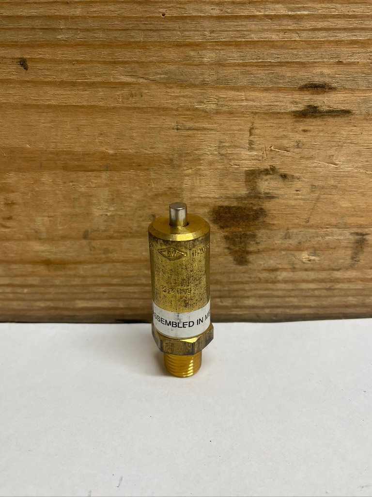 CAT Caterpillar 6B-9664 1/4" NPTF Air Tank Pressure Relief Valve Brass OEM