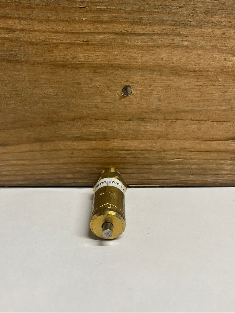 CAT Caterpillar 6B-9664 1/4" NPTF Air Tank Pressure Relief Valve Brass OEM