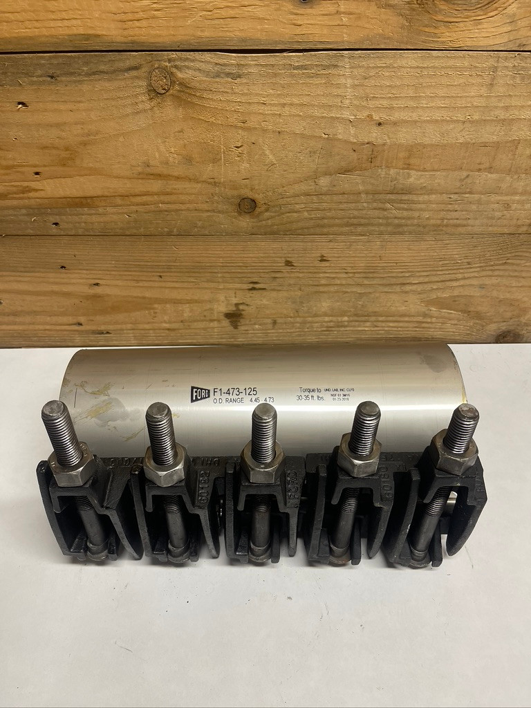 Ford Meter Box F1-473-125 3-4" Stainless Pipe Repair Clamp 12.5"