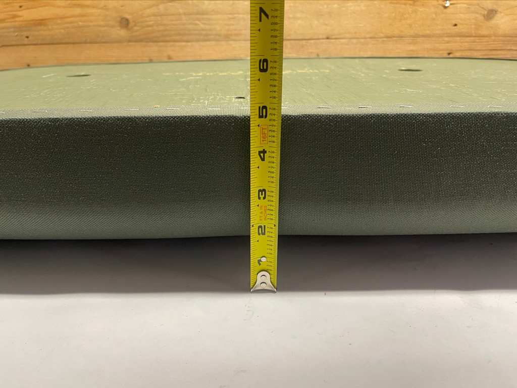 Military 12255961 Passenger Seat Bottom Cushion M923 M939 5-Ton Truck Green