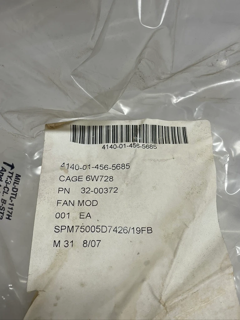 BAE Systems 32-00372 24V HMMWV Rear A/C Condenser Fan NSN 4140-01-456-5685