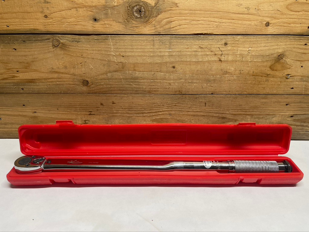 K Tool KTI-72102 1/2" Drive Micrometer Click Torque Wrench 25-250 ft-lb