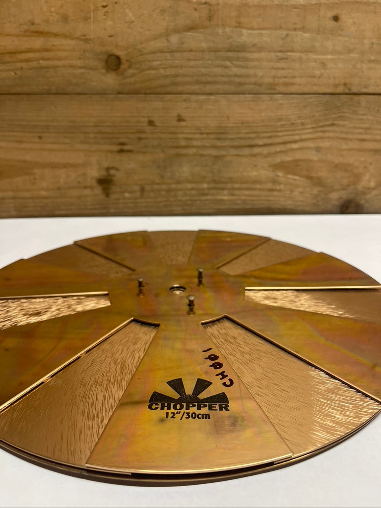 Sabian CH12 12" Chopper Effects Cymbal 3-Layer B8 Bronze Percussion