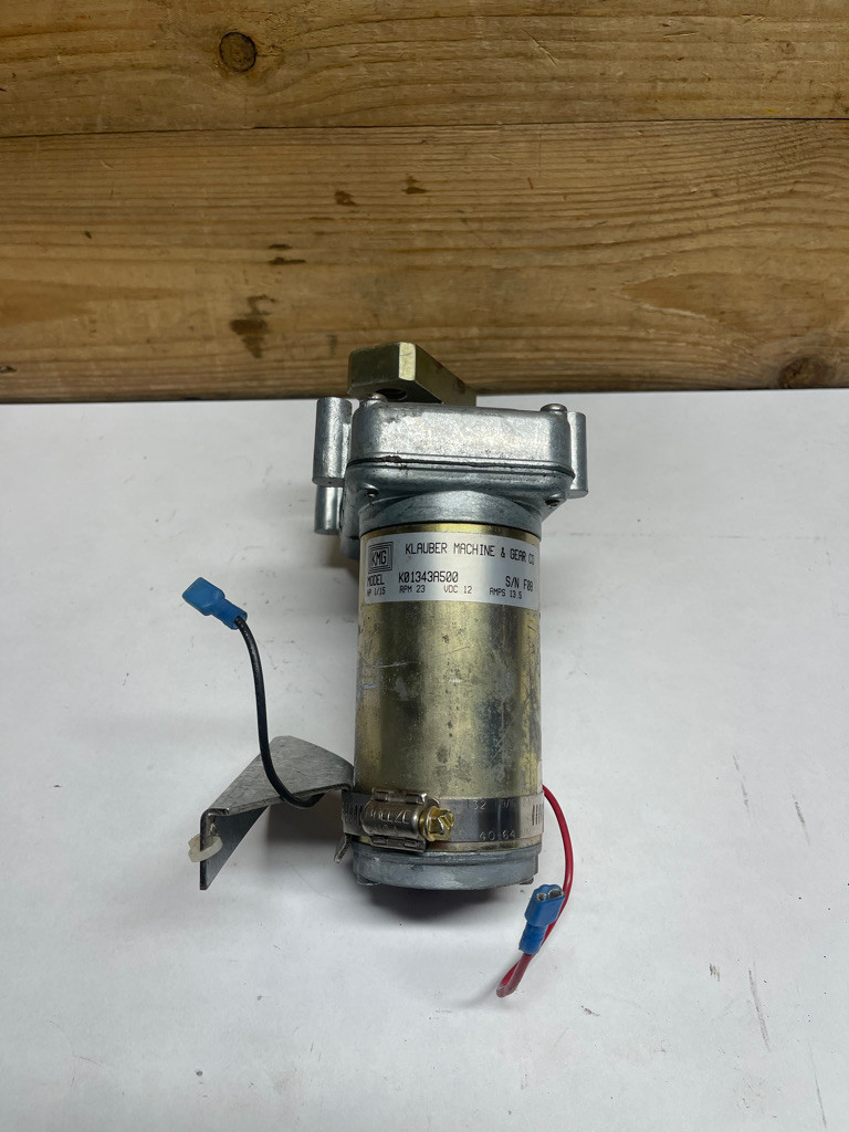 Klauber K01343A500 12V RV Slide Out Motor Gearmotor Assembly OEM