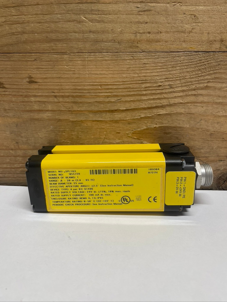 Banner SPE1Q3 EZ-SCREEN Point Safety Light Emitter Sensor 3-Pin Mini QD