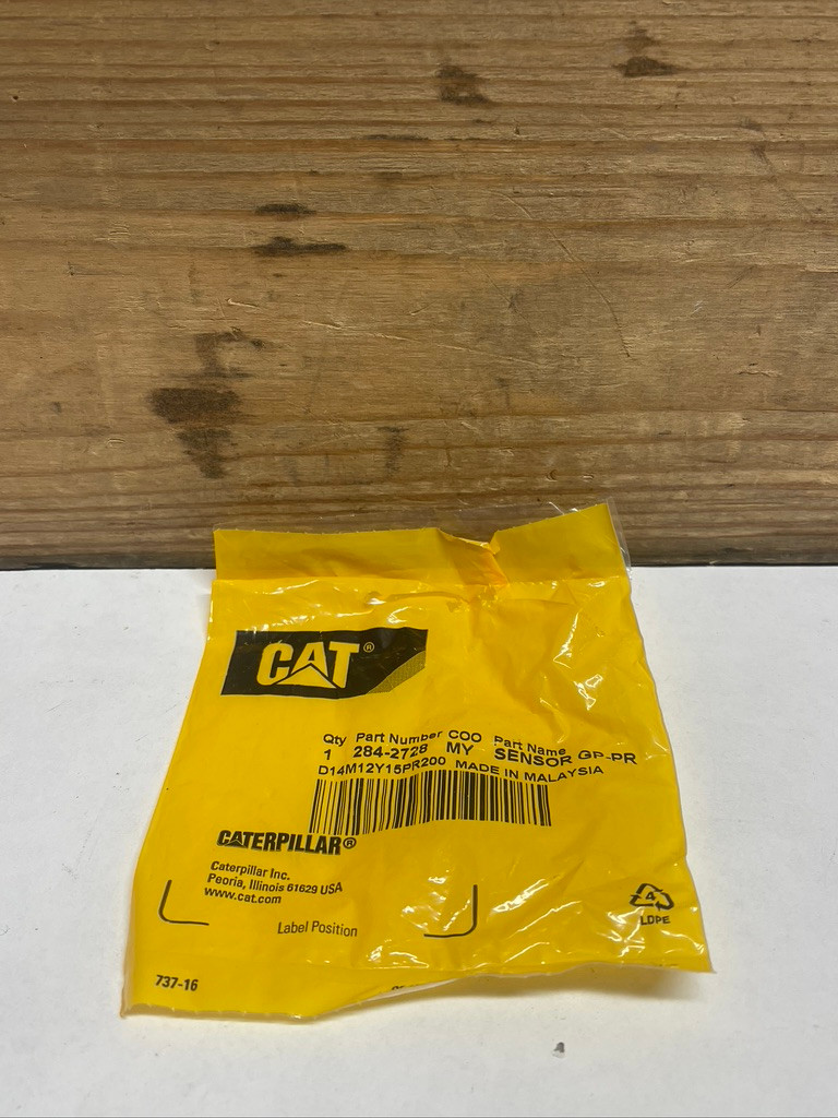 Caterpillar 284-2728 High Pressure Sensor Genuine CAT OEM 4 MPaG