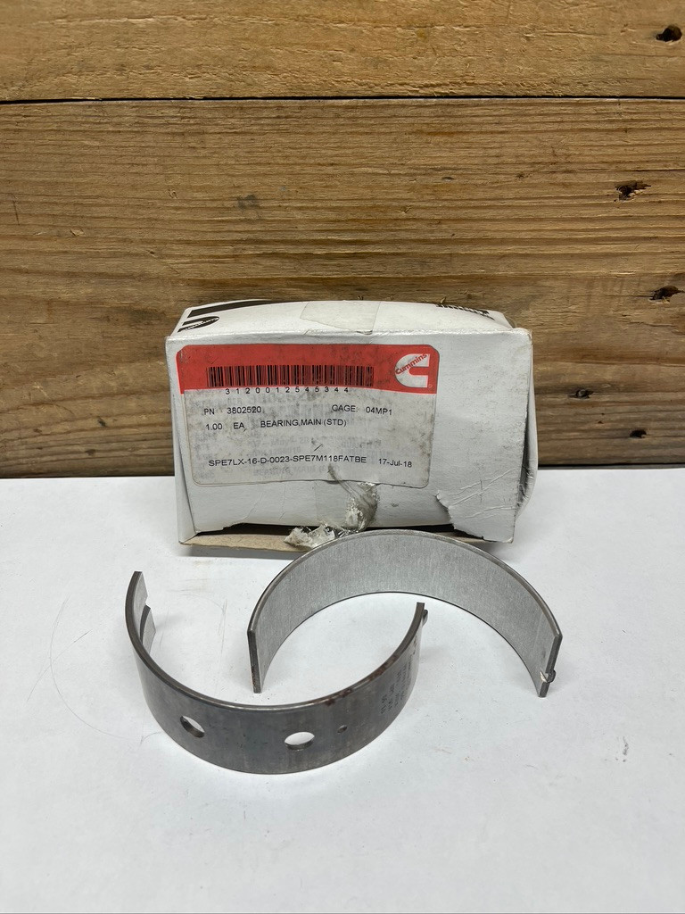 Cummins 3802520 Main Bearing Set Genuine OEM Standard Size