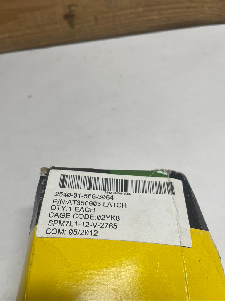 John Deere AT356903 Left-Hand Cab Door Latch Genuine OEM