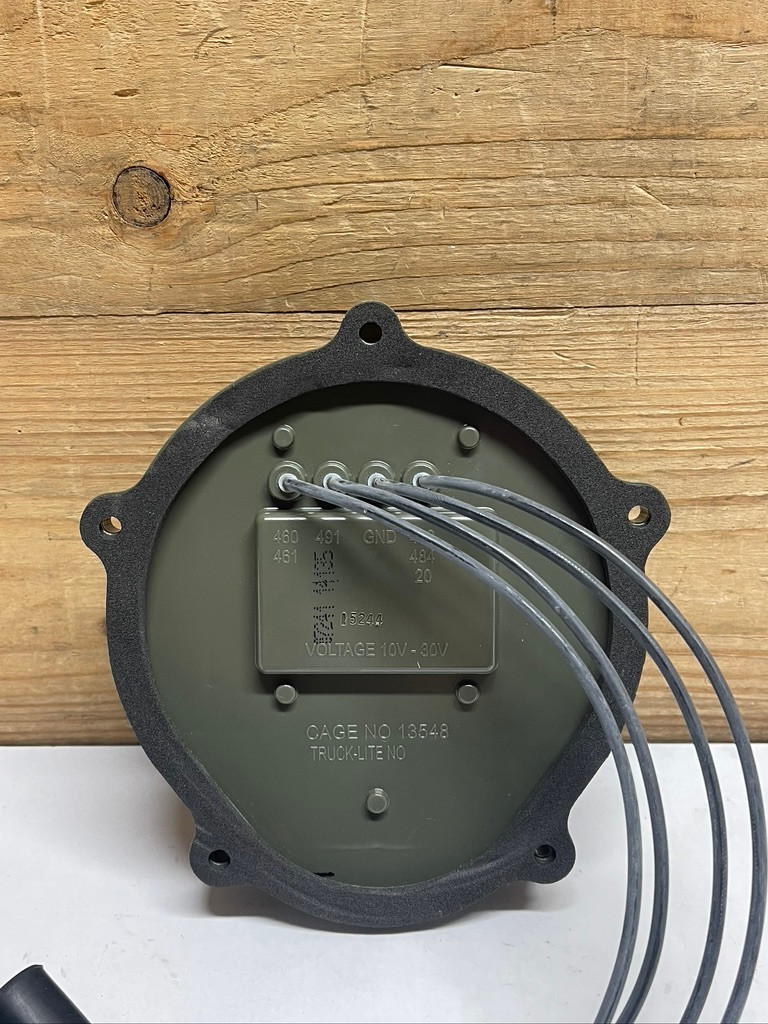 Truck-Lite Oshkosh 07241 Thin LED Vehicular Light Green Military OEM