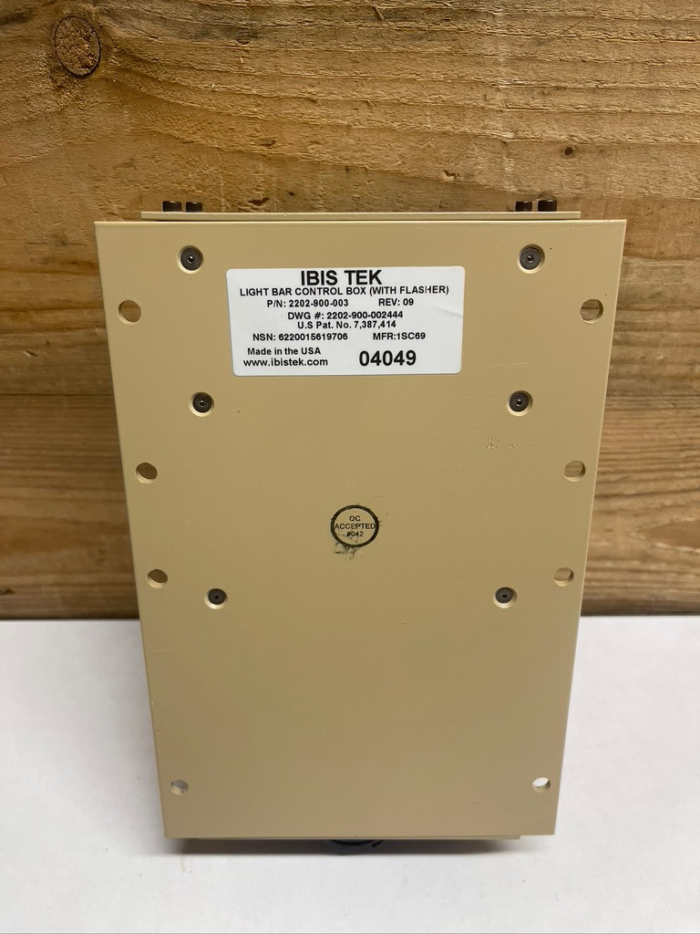 IBIS Tek 2202-900-003 Light Bar Control Box Flasher MRAP Military OEM NOS