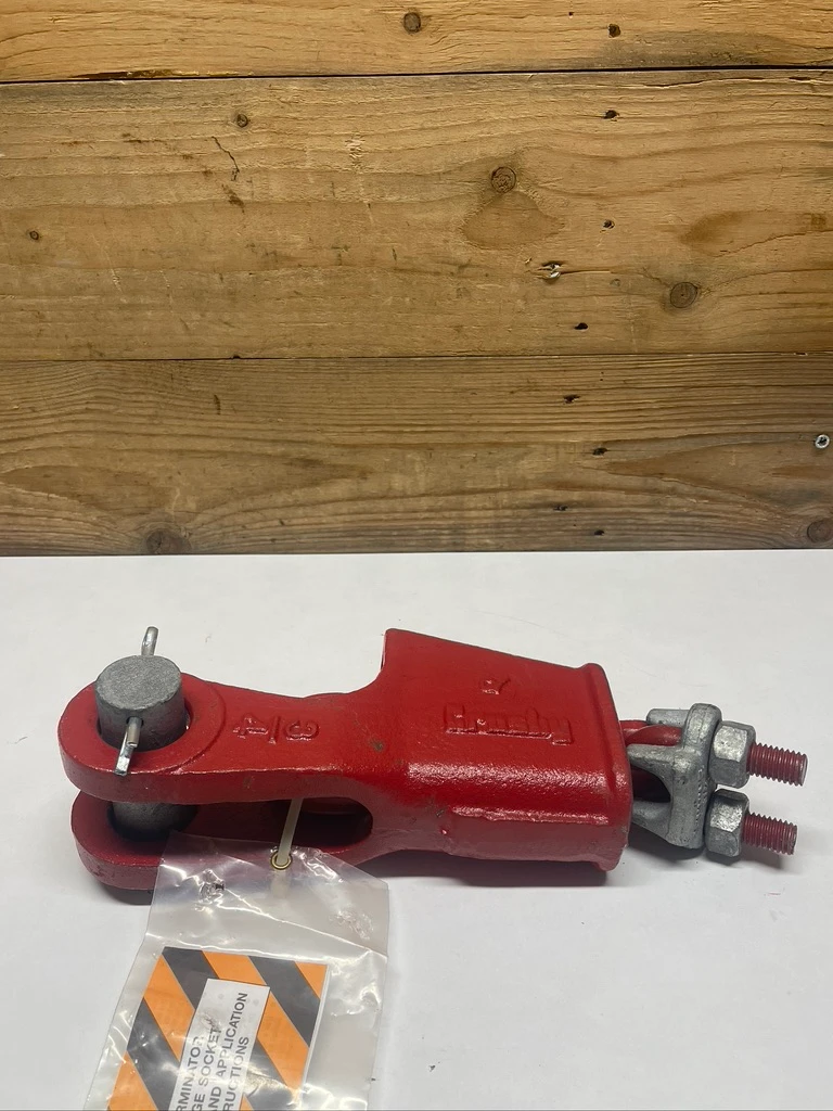 Crosby S-421 Terminator 3/4" Wedge Socket Wire Rope Cable Rigging OEM