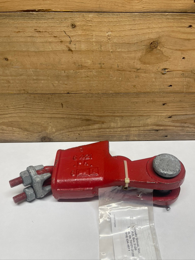 Crosby S-421 Terminator 3/4" Wedge Socket Wire Rope Cable Rigging OEM