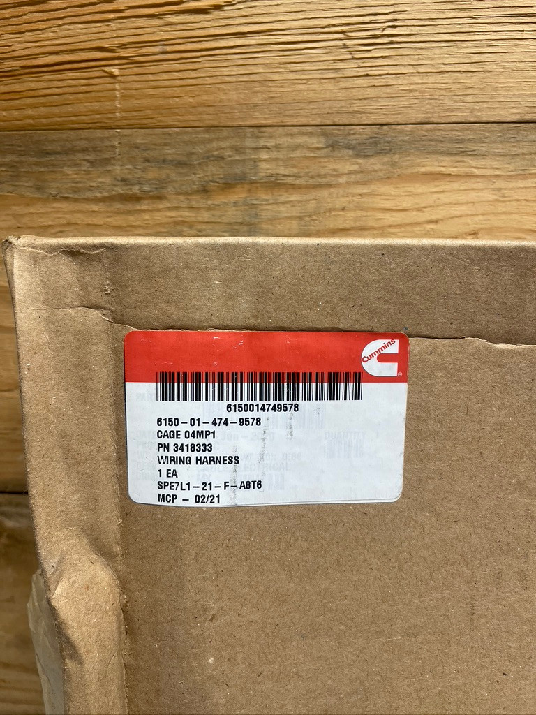 Cummins 3418333 OEM Engine Wiring Harness Electrical Cable Assembly
