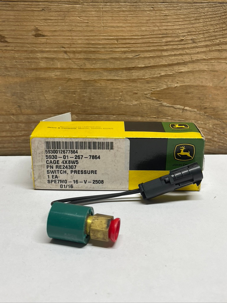 John Deere RE24307 High Pressure Switch OEM Hydraulic Pressure Sensor