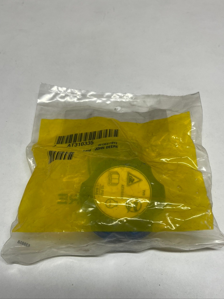 John Deere AT310335 Engine Coolant Surge Tank Filler Cap OEM