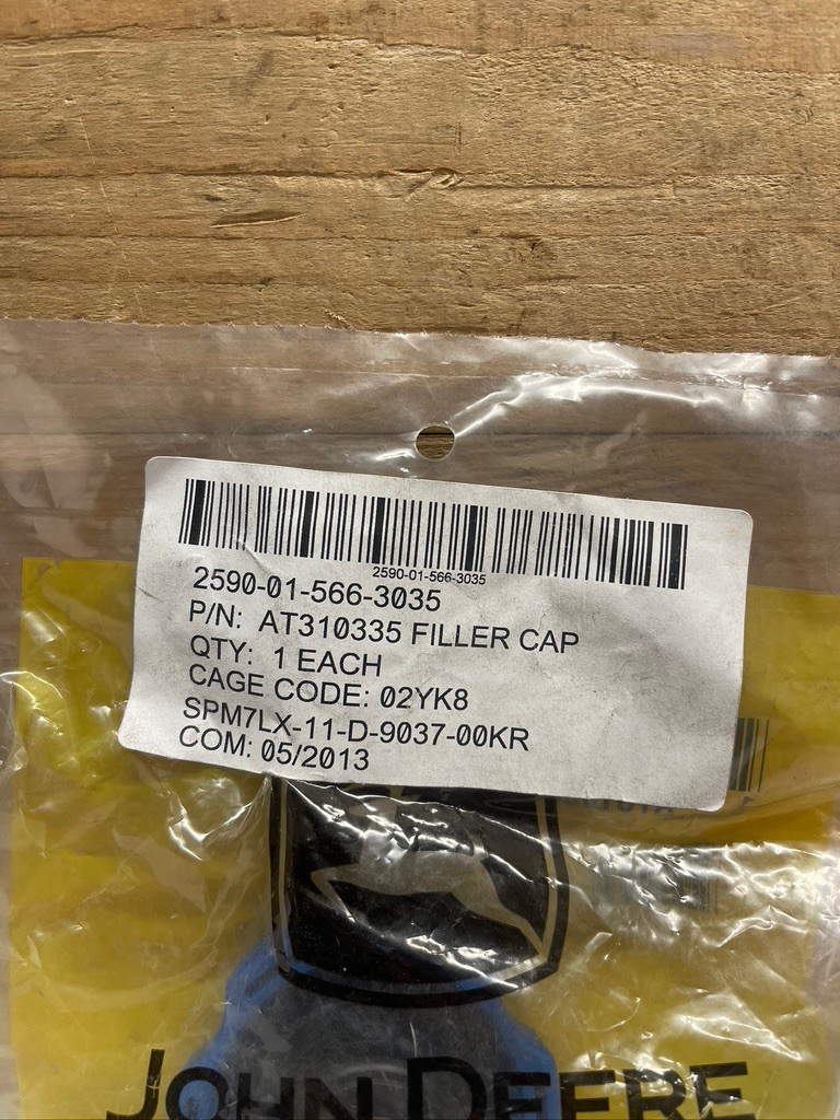 John Deere AT310335 Engine Coolant Surge Tank Filler Cap OEM