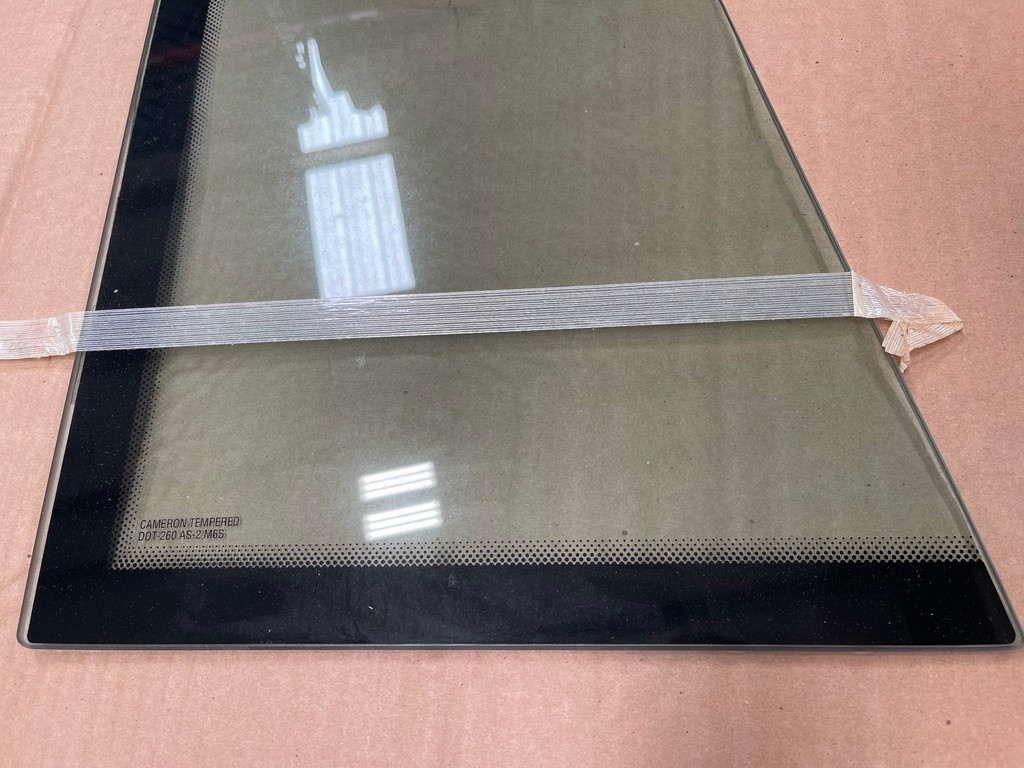 John Deere T219377 Right Front Windowpane Cab Glass OEM Tempered Glass