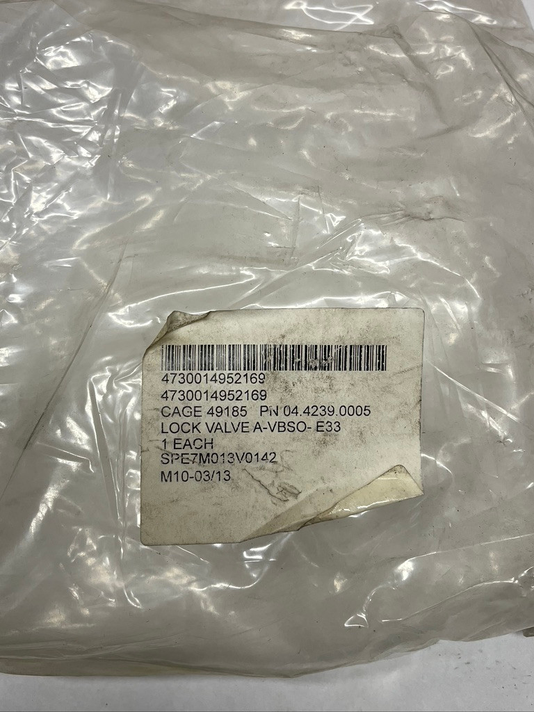 Terex 04.4239.0005 Lock Valve A-VBSO-E33 Hydraulic Valve NOS OEM