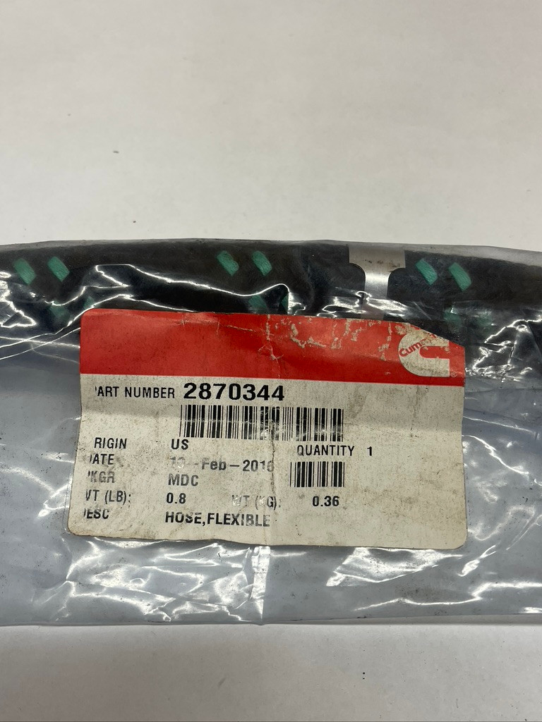 Cummins 2870344 Flexible Hose OEM Heavy Duty Engine Coolant Hose Assembly