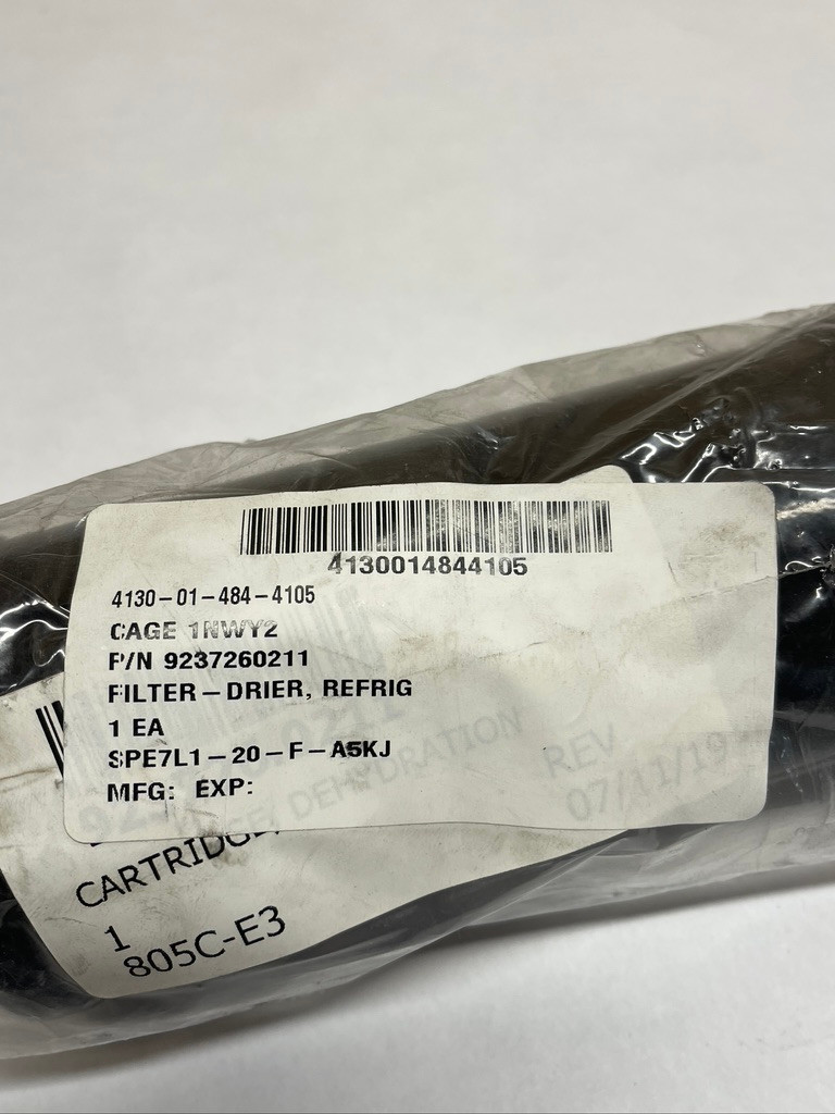 Kalmar 9237260211 Refrigerant Filter Drier OEM A/C HVAC Dryer Heavy Equipment