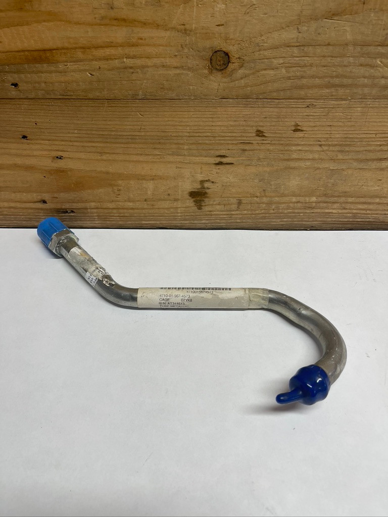 John Deere AT341613 A/C Refrigerant Suction Line Hose OEM Construction Equipment