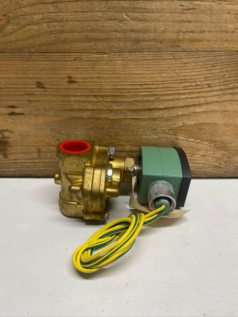 ASCO Red-Hat II 8220G095 Solenoid Valve Brass 3/4" NPT