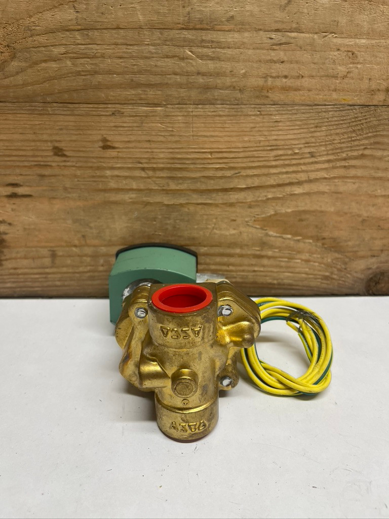 ASCO Red-Hat II 8220G095 Solenoid Valve Brass 3/4" NPT