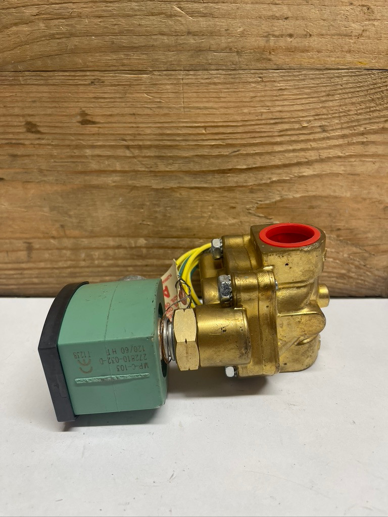 ASCO Red-Hat II 8220G095 Solenoid Valve Brass 3/4" NPT