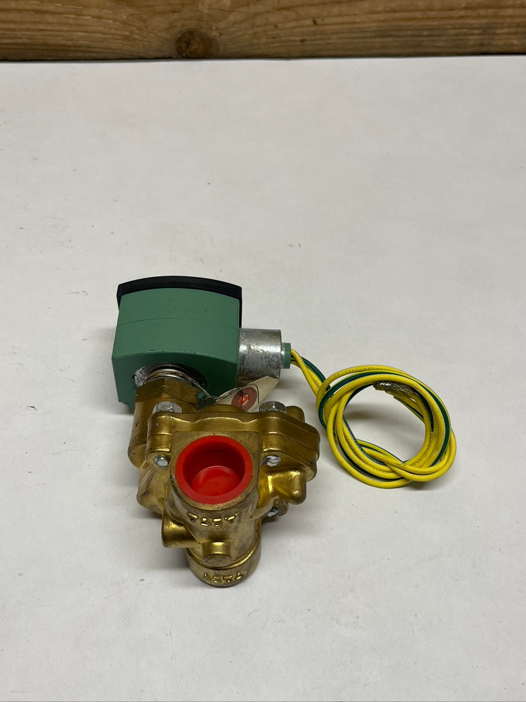 ASCO Red-Hat II 8220G095 Solenoid Valve Brass 3/4" NPT