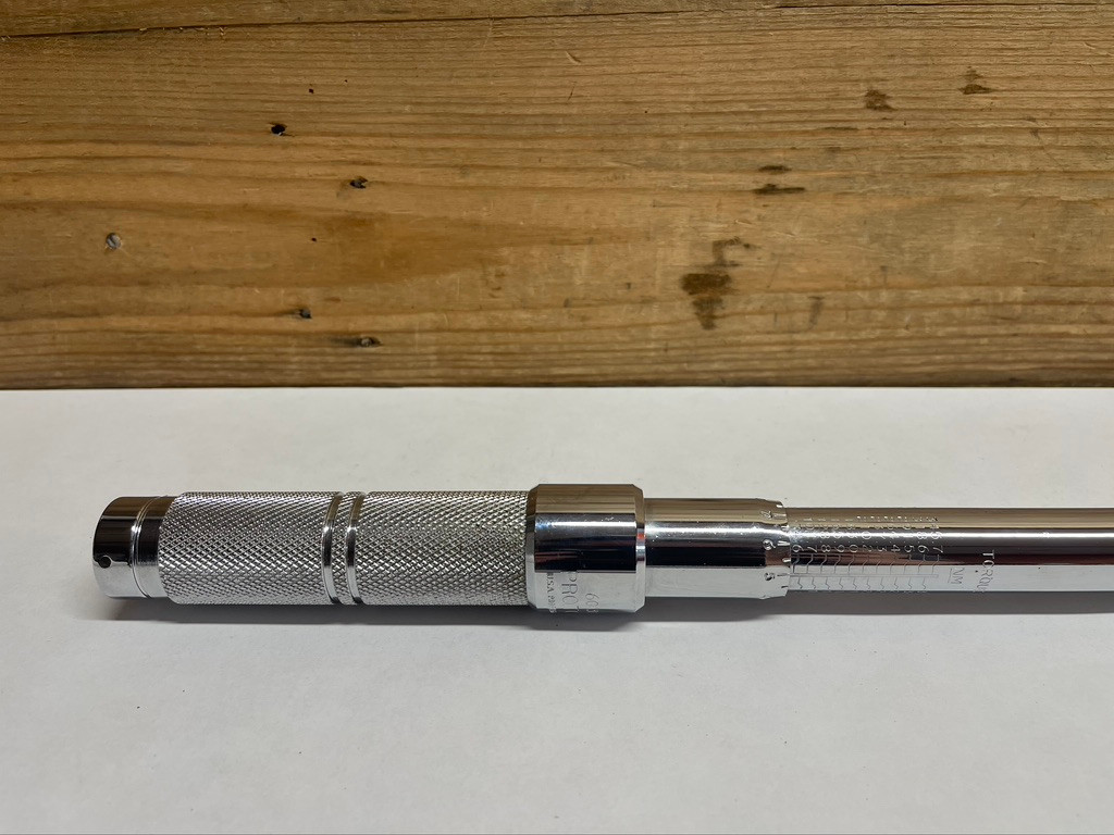 Proto J6013C 1/2" Drive Micrometer Torque Wrench 50-250 ft-lb New Surplus