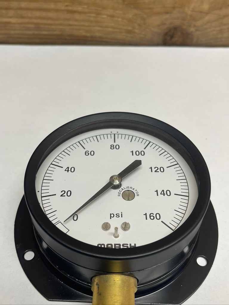 Dial Indicating Pressure Gage H1252 Marsh Bellofram