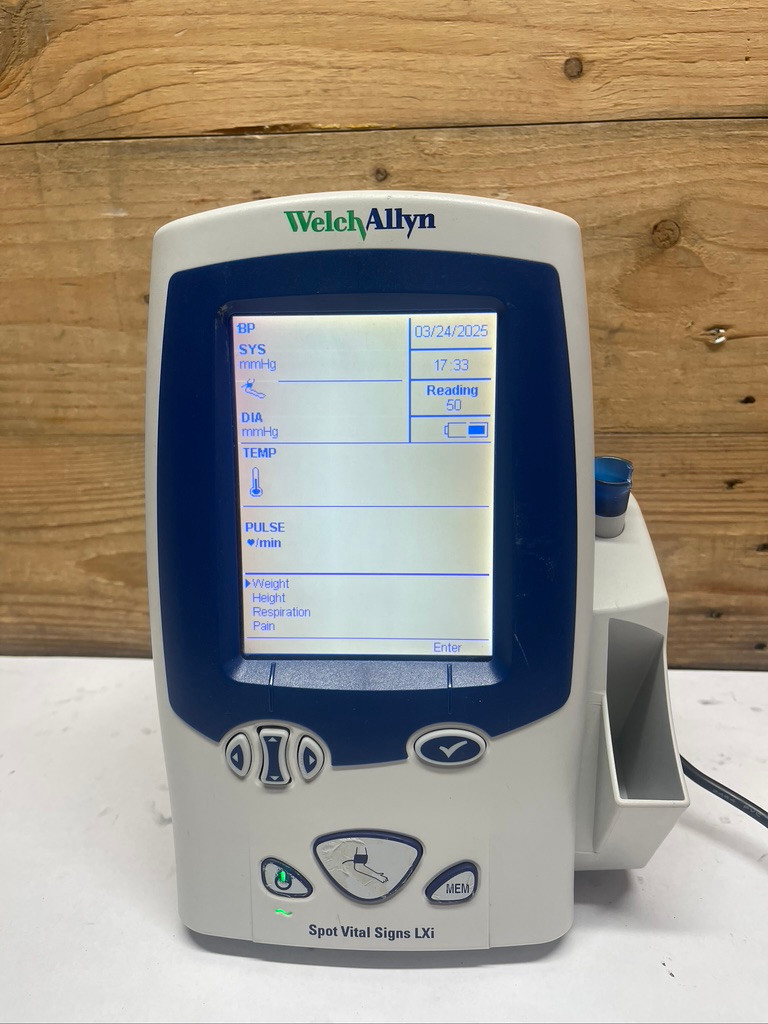 Lot of 2 Welch Allyn Spot Vital Signs LXi Monitors 450T0 Patient Monitors