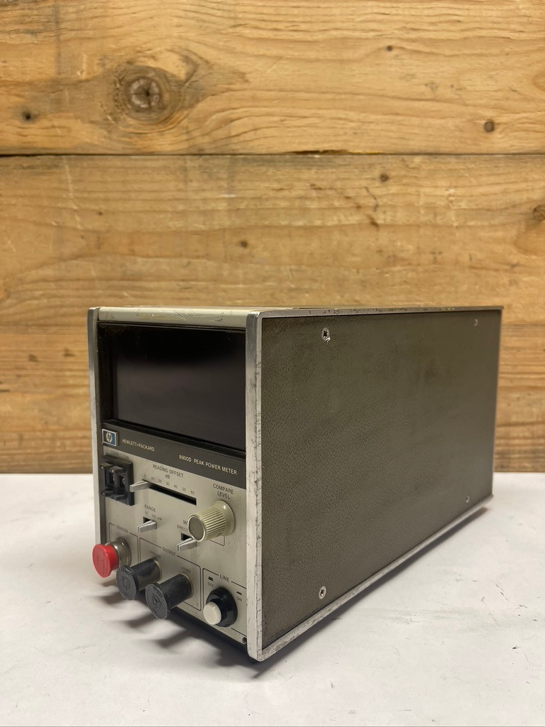 HP 8900D Peak Power Meter Hewlett Packard RF Microwave Test Equipment