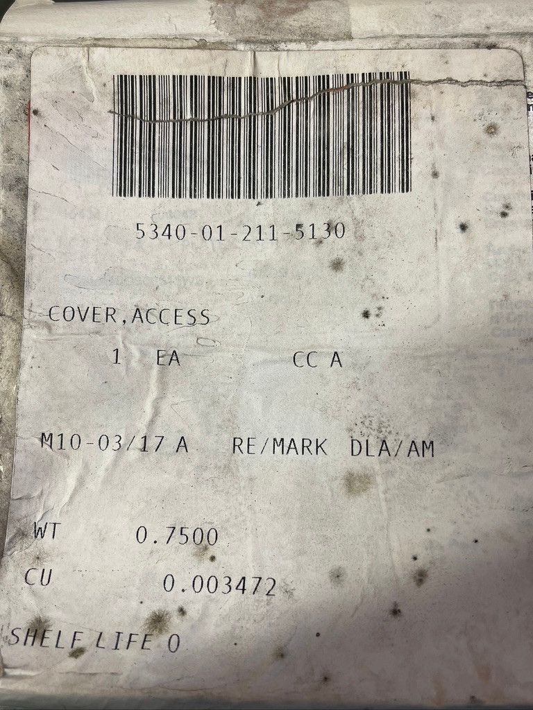 Cummins 204048 Access Cover OEM Engine Component Equipment