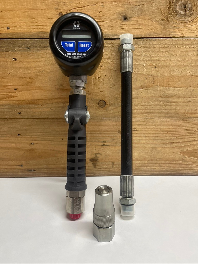 Graco EM20 Electronic Oil Meter 25C915 1500 PSI 20 GPM Dispense Valve