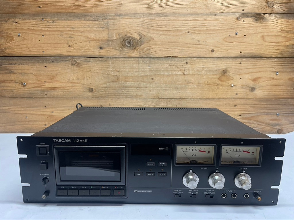 TASCAM 112 MKII Professional Stereo Cassette Deck Rack Mount Recorder