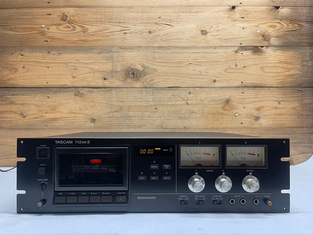 TASCAM 112 MKII Professional Stereo Cassette Deck Rack Mount Recorder