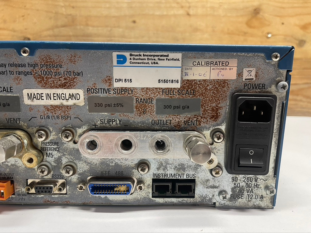 Druck DPI 515 Precision Pressure Controller Calibrator Bench Top OEM