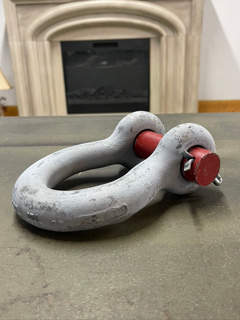Crosby 1-1/4" 12 Ton WLL Anchor Shackle Galvanized USA OEM