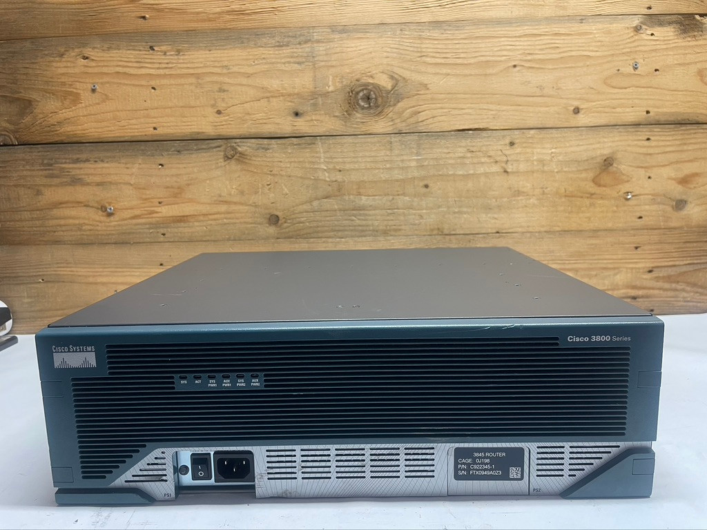 Cisco 3845 3800 Series Integrated Services Router Gigabit Ethernet ISR