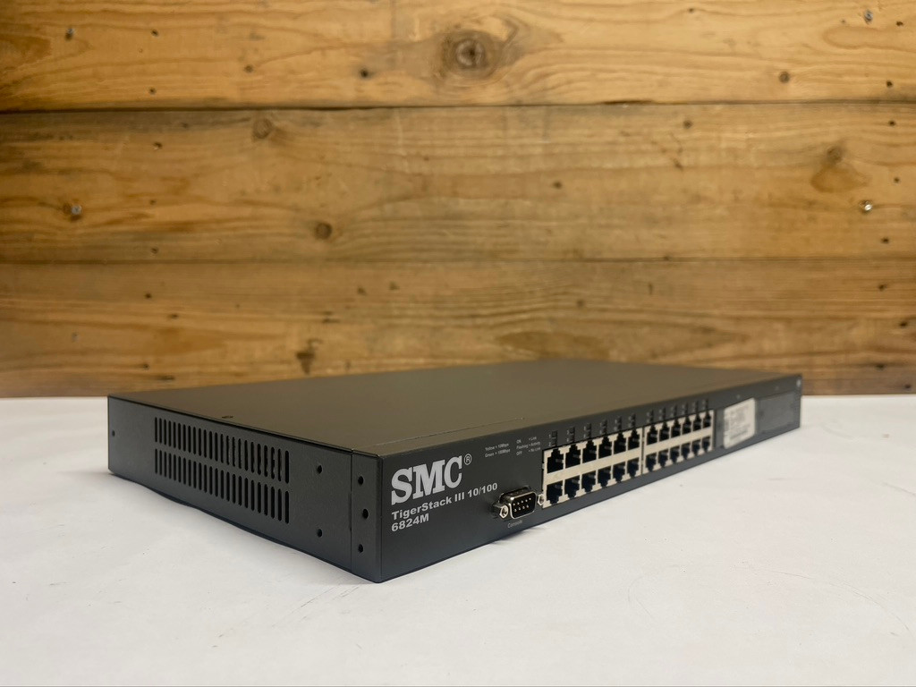 SMC SMC6824M TigerStack III 24-Port 10/100 Managed Ethernet Network Switch