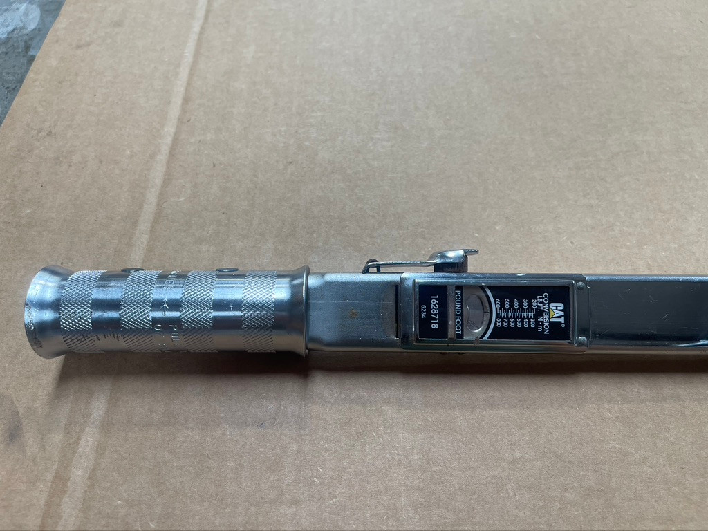 Caterpillar 162-8718 3/4" Drive 200-600 FT-LB Click Torque Wrench CAT