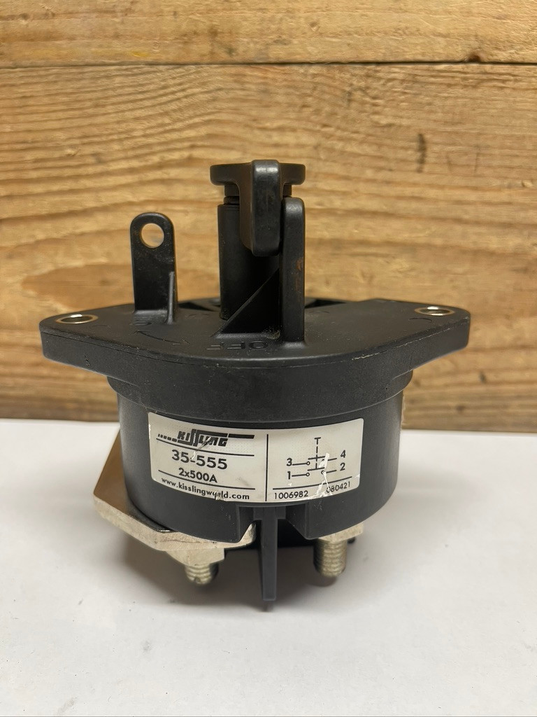 Kissling 35-555 500A 32VDC 2-Pole Battery Disconnect Switch Oshkosh