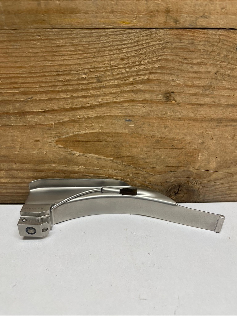 ADC Mac 4 Fiber Optic Macintosh Laryngoscope Blade Stainless Steel Medical
