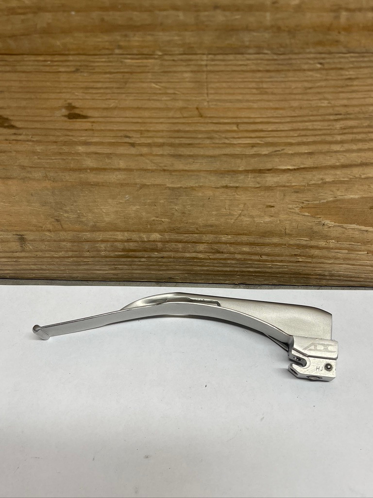 ADC Mac 4 Fiber Optic Macintosh Laryngoscope Blade Stainless Steel Medical