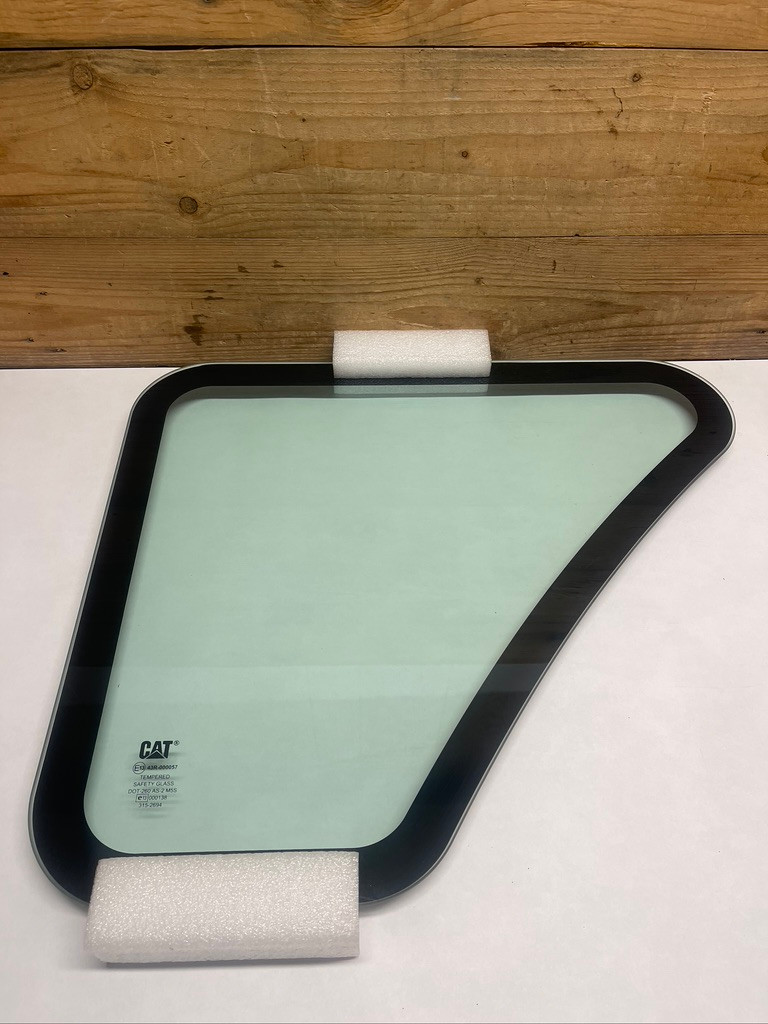 Caterpillar 315-2694 Left Cab Window Glass 420E Backhoe Loader CAT OEM