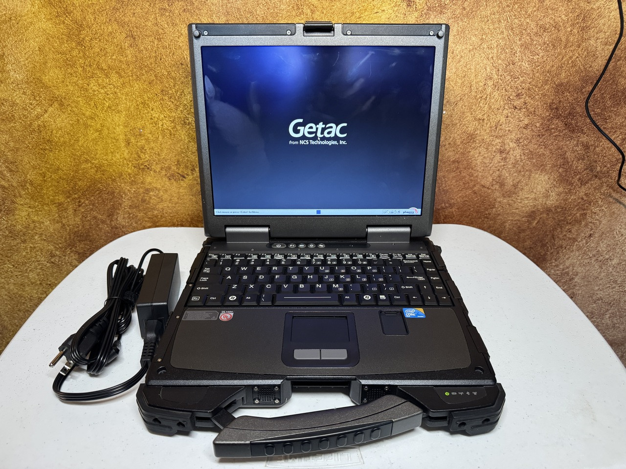 Getac B300 Rugged Touchscreen Laptop 4GB RAM 240GB SSD Windows 10 Charger