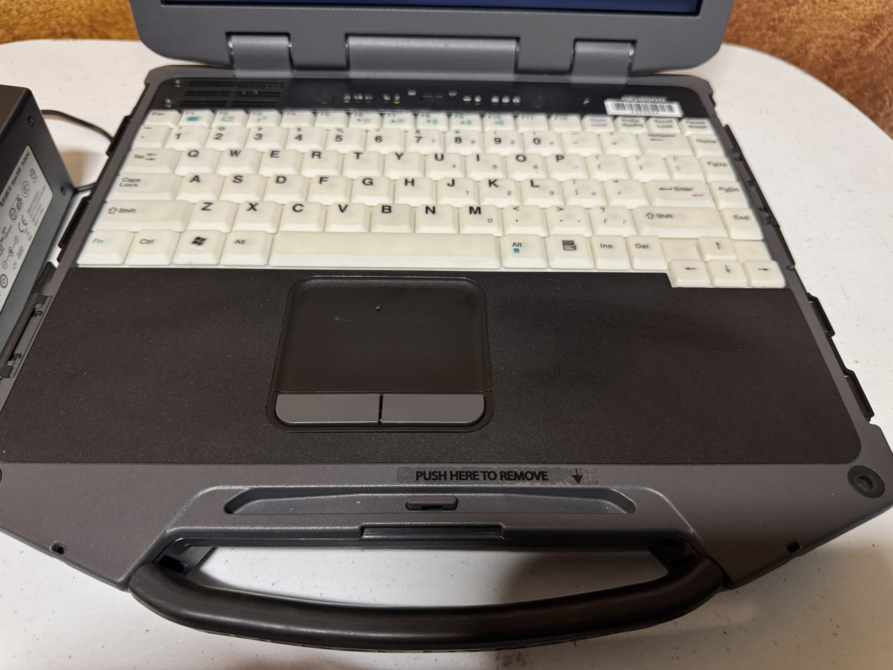 General Dynamics GD8000 Rugged Laptop Core 2 Duo 4GB 128GB SSD Windows 10