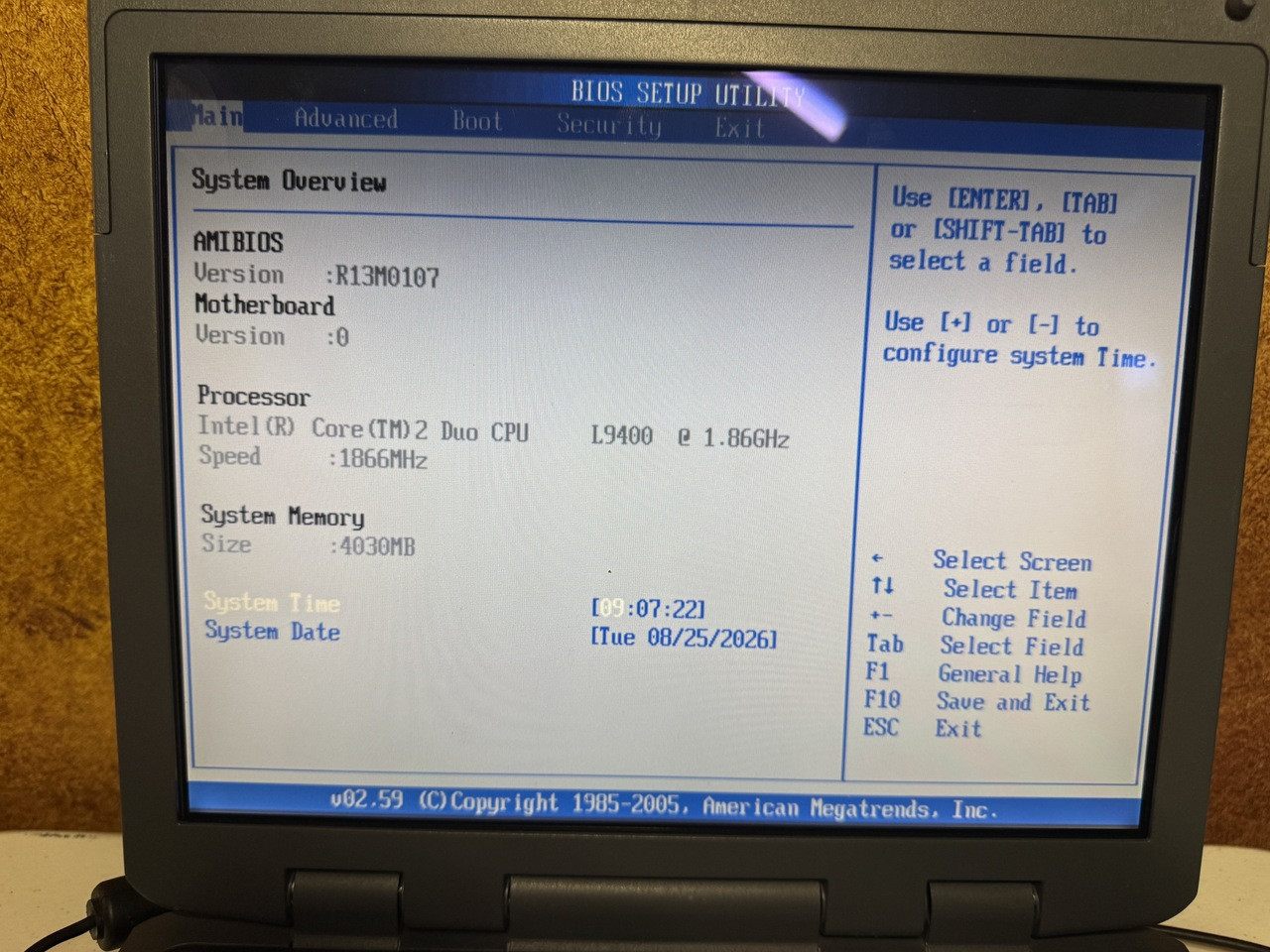 General Dynamics GD8000 Rugged Laptop Core 2 Duo 4GB 128GB SSD Windows 10