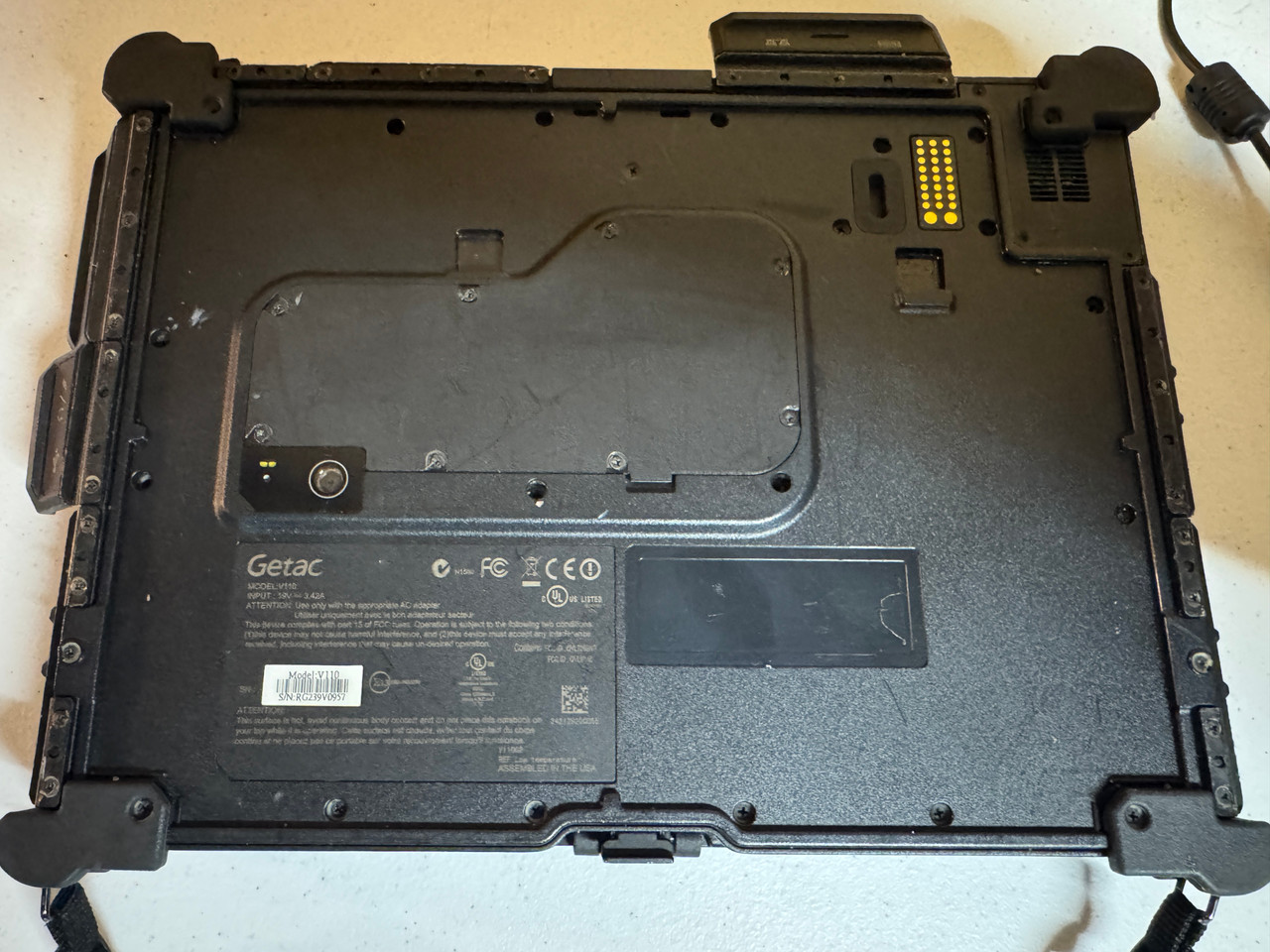Getac V110 Rugged Convertible Laptop Tablet i7 4GB 128GB SSD Windows 10 Touchscreen